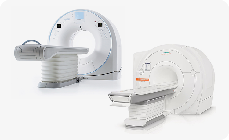 CTやMRIによる精密検査の迅速な対応可能
